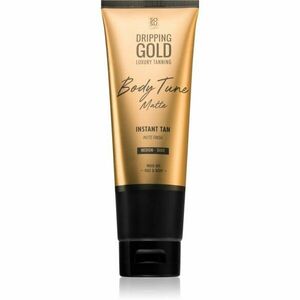 Dripping Gold Luxury Tanning Body Tune samoopaľovací krém na tvár a telo s okamžitým účinkom Medium-Dark 125 ml vyobraziť