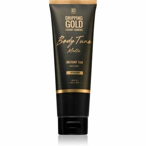 Dripping Gold Luxury Tanning Body Tune samoopaľovací krém na tvár a telo s okamžitým účinkom Ultra Dark 125 ml vyobraziť