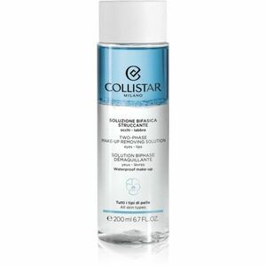 Collistar Cleansers Two-phase Make-up Removing Solution Eyes-Lips dvojfázový odličovač vodeodolného make-upu na oči a pery 200 ml vyobraziť