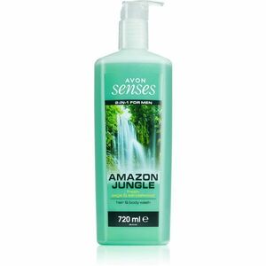 Avon Senses Amazon Jungle sprchový gél na telo a vlasy pre mužov 720 ml vyobraziť