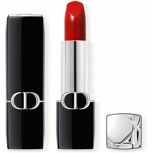 DIOR Rouge Dior dlhotrvajúci rúž plniteľná odtieň 999 Satin 3, 5 g vyobraziť