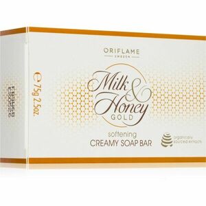 Oriflame Milk & Honey Gold Grand Celebration tuhé mydlo s hydratačným účinkom 75 g vyobraziť