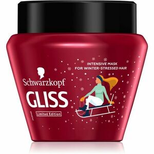 Schwarzkopf Gliss Winter Repair intenzívna regeneračná maska pre suché, namáhané vlasy 300 ml vyobraziť