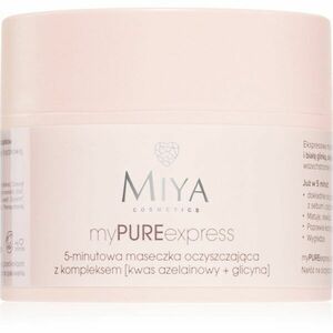 MIYA Cosmetics myPUREexpress čistiaca maska pre redukciu kožného mazu a minimalizáciu pórov 50 g vyobraziť