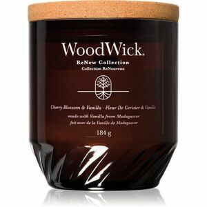 Woodwick Cherry Blossom & Vanilla vonná sviečka s dreveným knotom 184 g vyobraziť
