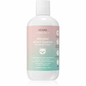 Venira Prírodný detský šampón pre prvé vlásky jemný šampón pre deti od narodenia 300 ml vyobraziť