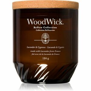 Woodwick Lavender & Cypress vonná sviečka 184 g vyobraziť