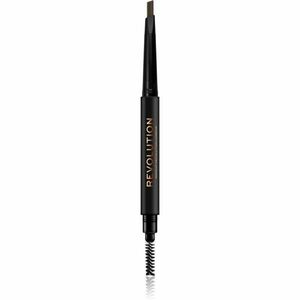 Makeup Revolution Duo Brow Definer precízna ceruzka na obočie odtieň Light Brown 0, 25 g vyobraziť