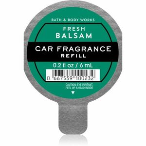 Bath & Body Works Fresh Balsam vôňa do auta náhradná náplň 6 ml vyobraziť