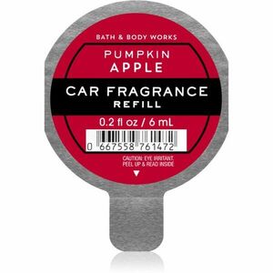 Bath & Body Works Pumpkin Apple vôňa do auta náhradná náplň 6 ml vyobraziť