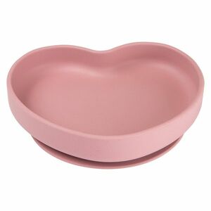 CANPOL BABIES Silikónový tanier s prísavkou srdce ružový vyobraziť