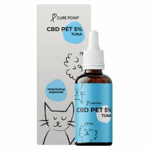 CURE POINT CBD PET 5% olej pre psov a mačky s príchuťou tuniaka 10 ml vyobraziť