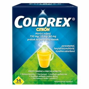 COLDREX Horúci nápoj citrón 14 vreciek vyobraziť