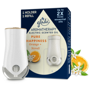 GLADE Aromatherapy Elektrický osviežovač vzduchu + náplň Pure Happiness 1 + 20 ml vyobraziť