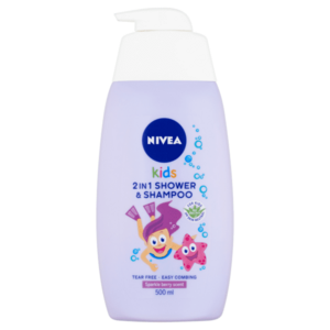 NIVEA Kids Detský sprchový gél a šampón 2v1 s vôňou lesného ovocia 500 ml vyobraziť