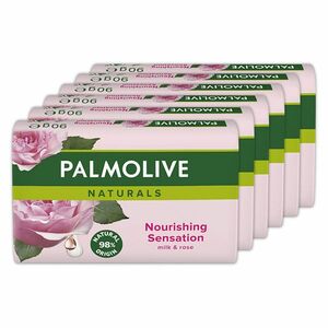 PALMOLIVE Naturals Tuhé mydlo Milk & Rose 6 x 90 g vyobraziť