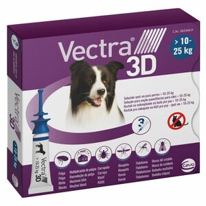 VECTRA 3D Spot-On M pre psov 10-25 kg 3, 6 ml 3 pipety vyobraziť