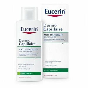 EUCERIN DermoCapillaire Gélový šampón proti mastným lupinám 250 ml vyobraziť