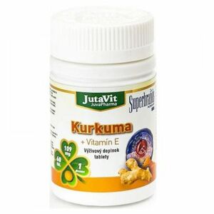 JUTAVIT Kurkuma + Vitamín E 60 tabliet vyobraziť