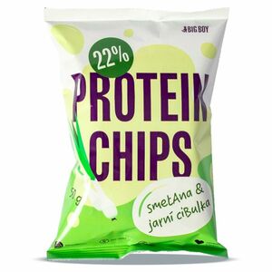 BIG BOY Proteínové chipsy s príchuťou jarnej cibuľky a smotany 50 g vyobraziť