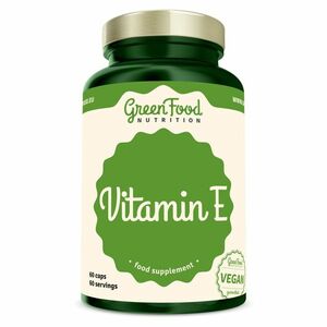 GREENFOOD NUTRITION Vitamín E 60 kapsúl vyobraziť