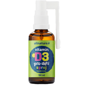 ALLNATURE Vitamín D3 pre deti s MCT olejom v spreji 50 ml vyobraziť