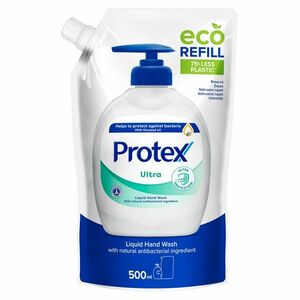 PROTEX Ultra tekuté mydlo s prirodzenou antibakteriálnou ochranou náhradná náplň 500 ml vyobraziť