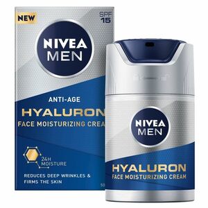 NIVEA Men Hyaluron Hydratačný pleťový krém proti vráskam 50 ml vyobraziť