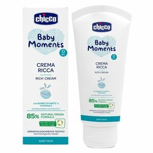 CHICCO Baby Moments vyživujúci krém 85% prírodných zložiek 0m+ 100 ml vyobraziť