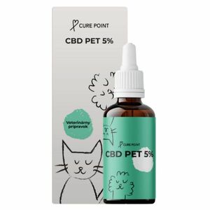 CURE POINT CBD PET 5% olej pre psov a mačky bez príchute 10 ml vyobraziť