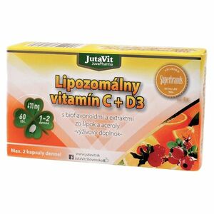 JUTAVIT Lipozomálny vitamín C + D3 60 tabliet vyobraziť