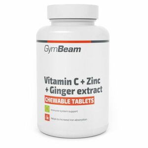 GYMBEAM Vitamín C zinok extrakt zo zázvoru 90 tabliet vyobraziť
