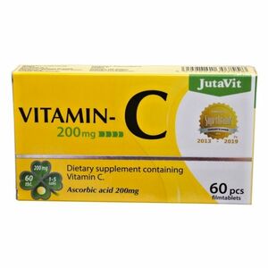 JUTAVIT Vitamín C 200 mg 60 tabliet vyobraziť