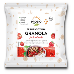 PROBIO Granola fermentovaná jahodová BIO 50 g vyobraziť