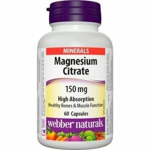 Webber Naturals Magnesium 150 mg, 60 kapsúl vyobraziť