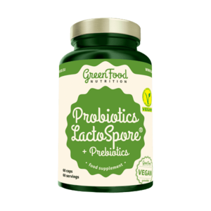 GreenFood Nutrition Probiotika LactoSpore® + Prebiotics 60 kapsúl vyobraziť