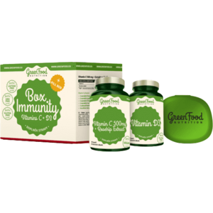 GreenFood Nutrition Box Immunity + Pillbox 2 x 60 kapsúl vyobraziť
