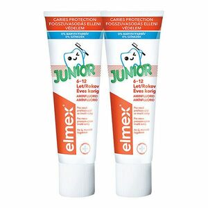 Elmex Dětská zubní pasta Junior Duopack 2x 75 ml vyobraziť