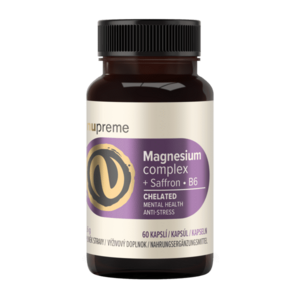 Nupreme Magnesium + šafrán chelát 60 kapsúl vyobraziť