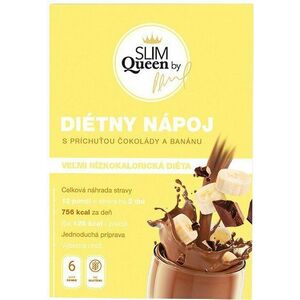 SLIM Queen Dietní nápoj, čokoláda-banán 12 x 32 g vyobraziť