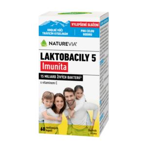 NatureVia Laktobacily 5 Imunita 60 kapsúl vyobraziť