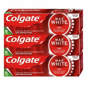 Colgate Max White One Sensational Mint Zubná pasta 3 x 75 ml vyobraziť