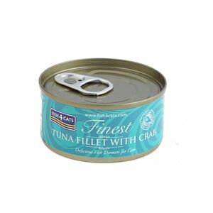 Fish4Cats Konzerva pre mačky Finest tuniak s krabom 70 g vyobraziť