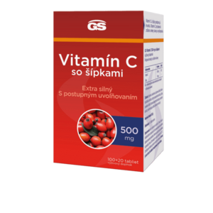 GS Vitamín C 500 so šípkami 100+20 tabliet vyobraziť