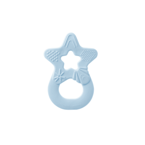 Dentistar Teether "Star", hryzadlo „Hviezda“ od 3 mesiacov, modré vyobraziť