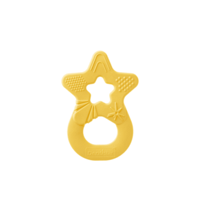 Dentistar Teether "Star", hryzadlo „Hviezda“ od 3 mesiacov, žlté vyobraziť
