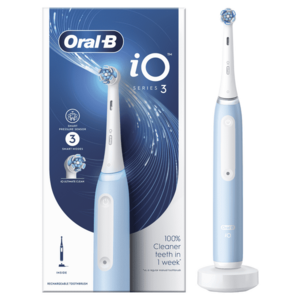 Oral-B iO Series 3 Ice Blue elektrická zubná kefka vyobraziť