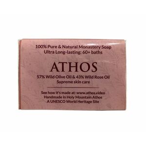 Athos Prírodné kláštorné mydlo Ruža 100 g vyobraziť