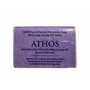 Athos Prírodné kláštorné mydlo Levanduľa 100 g vyobraziť