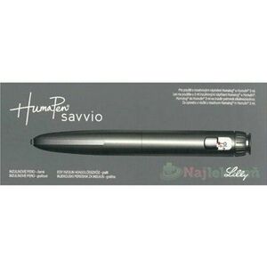 HumaPen Savvio, inzulínové pero grafitové, pre 3ml náplne, 1ks, Doprava zadarmo vyobraziť